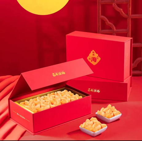 百年渔港 精选大连虾夷贝干丁150g 礼盒
