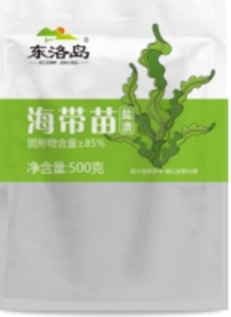 东洛岛 盐渍海带苗（通苗）500g*20包/箱