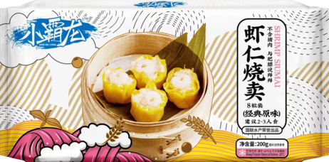 小霸龙 虾仁烧卖200g/袋*30袋/件