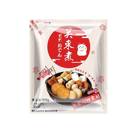 盛源来 关东煮串串   370g*30包/箱