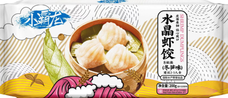 小霸龙 水晶虾饺冬笋味25g/只/200g/袋*30袋/件