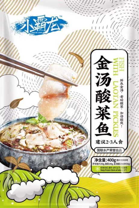 小霸龙 金汤酸菜鱼400g/袋*30袋/件