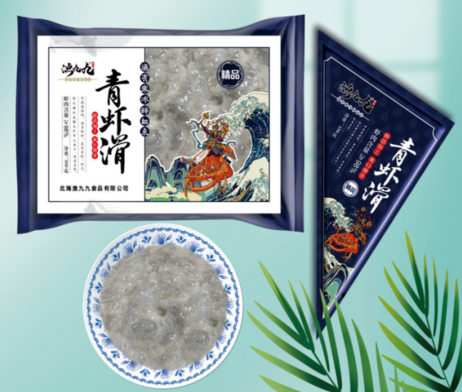 渔九九  98%精品青虾滑500g/袋*20袋/件
