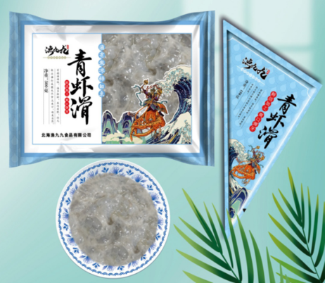 渔九九 70%青虾滑500g/袋*20袋/件