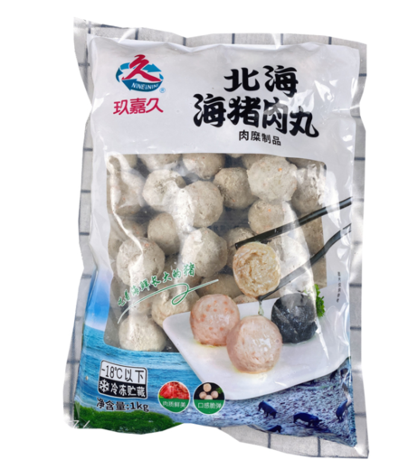 玖嘉久 海猪肉丸（原味）180g*24包/箱