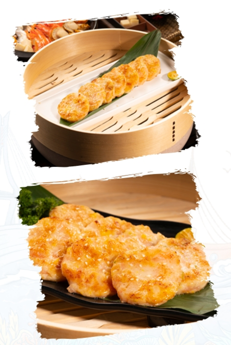 恒兴食品 恒兴恒-彩蔬鲜虾饼-40*0.16kg