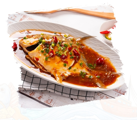 恒兴食品 红烧金鲳鱼-12*0.45