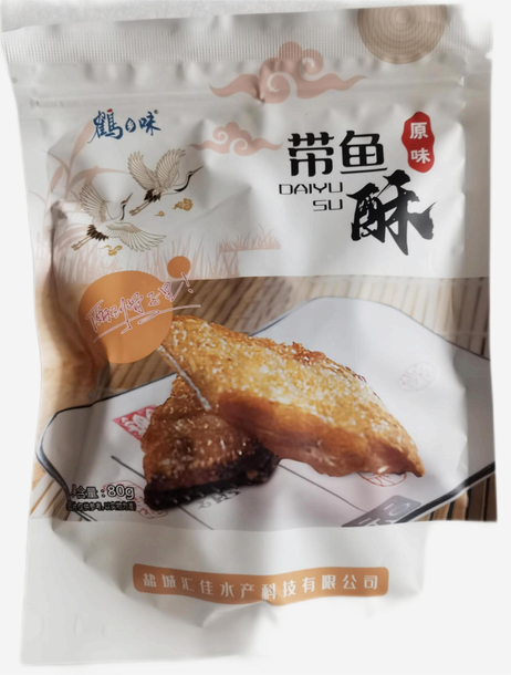 鹤乡味 香酥带鱼（原味）80g 25包/箱