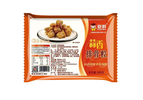 亚明 蒜香排骨粒400g*20包/箱