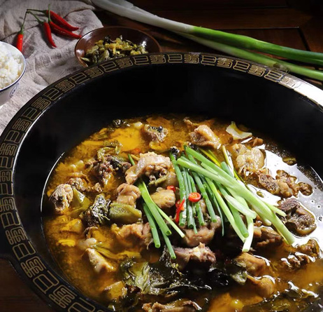 老坛子 酸菜鸡调料火锅底料 7kg*2桶