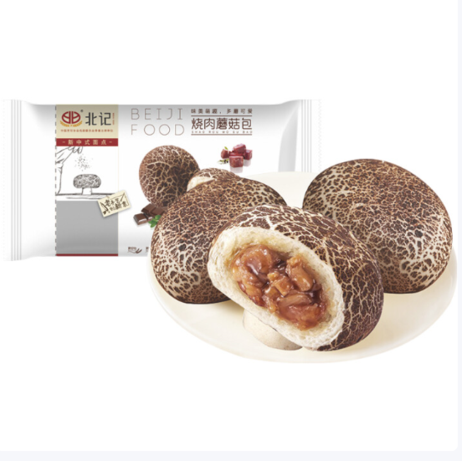北记烧肉蘑菇包 400g/包*12