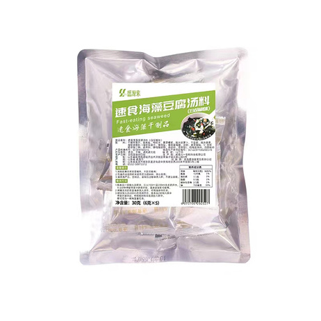 盛源来 速食海藻豆腐汤料    30g*50