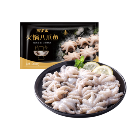 鲜美来 火锅八爪鱼200g*20包/箱