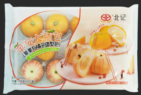 北记 苹安大橘包12包*350g（10个）