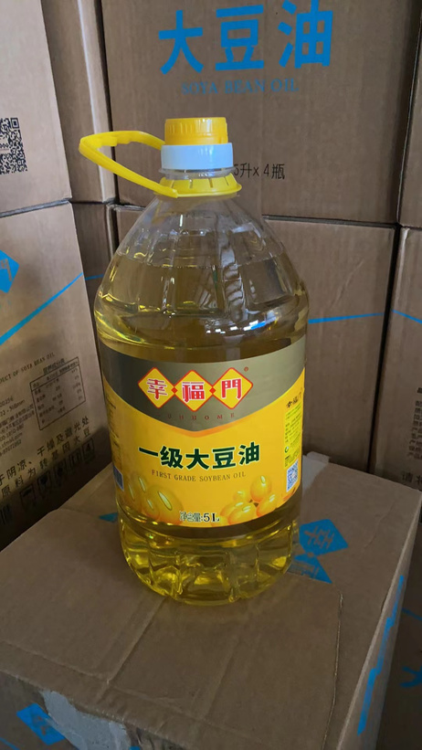 幸福门 一级大豆油5L*4瓶/箱