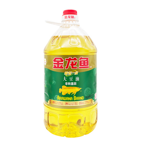 金龙鱼 精炼一级大豆油（非转） 10L*2桶/箱