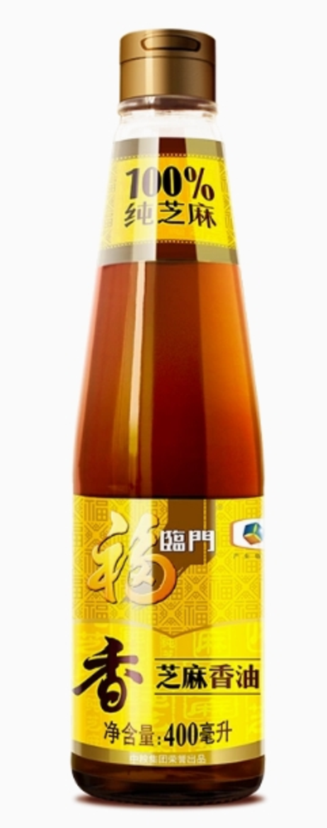 福临门油 压榨芝麻香油400ml*12瓶/箱