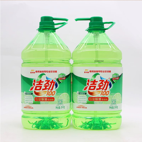 金龙鱼 洁劲100洗洁精清新柠檬香5kg*4桶/箱