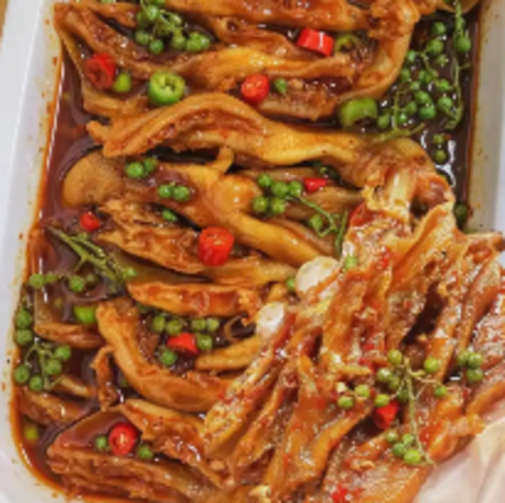 绿缘 椒麻无骨鸭掌1kg*10包
