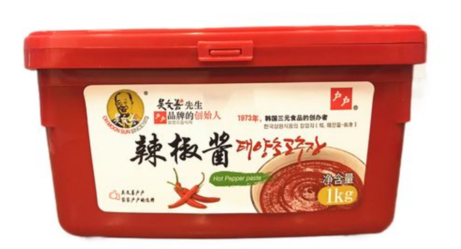吴文善先生 户户辣椒酱1kg*12盒/箱