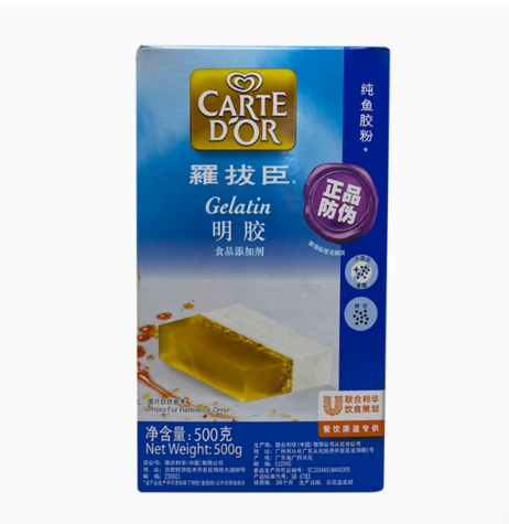 罗拨臣 明胶（鱼胶粉）500g/盒