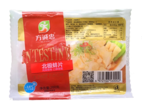 方诚忠 北极蚌片 200克*40包/箱