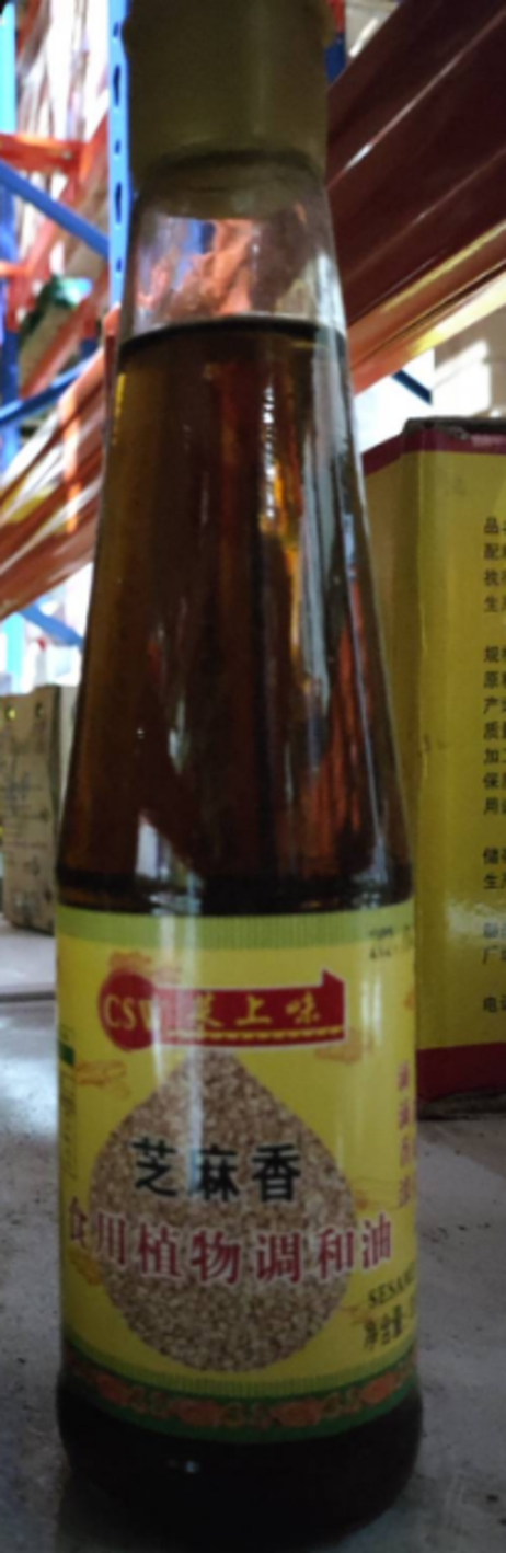 菜上味 芝麻香食用植物调和油380ml*12瓶/箱