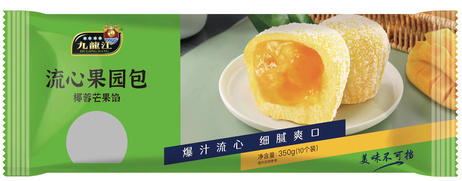 家佳蓥 流心果园包 椰蓉芒果馅 350gx12包/件